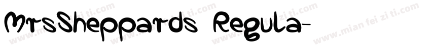 MrsSheppards Regula字体转换